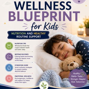 bedtime wellness blueprint for kids: nutrition and healthy routine support